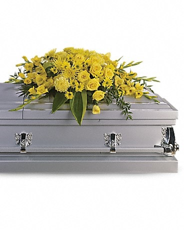 Graceful Grandeur Casket Spray Sympathy Arrangement