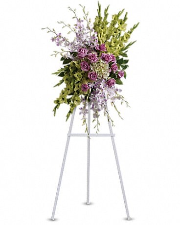 Heavenly Sentiments Spray Sympathy Arrangement