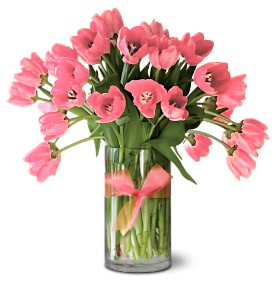 Teleflora's Precious Pink Tulips - Premium in McDonoughGA, Absolutely Flowers