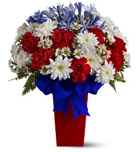 Patriotic Petals Bouquet in McDonoughGA, Absolutely Flowers