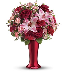Teleflora's Red Hot Bouquet in McDonoughGA, Absolutely Flowers