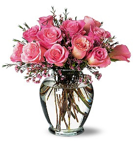 A Pretty Pink Dozen in McDonough GA, Absolutely Flowers