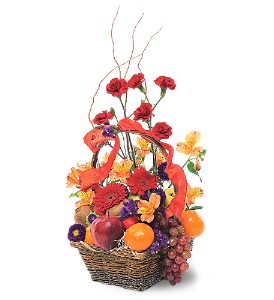 Fruits and Flowers Basket in McDonoughGA, Absolutely Flowers