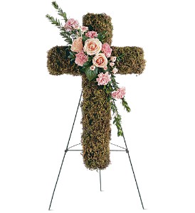 Pink Bouquet Cross in McDonough GA, Absolutely Flowers