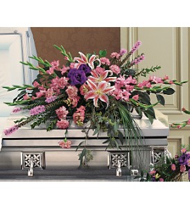 Triumphant Casket Spray in McDonough GA, Absolutely Flowers