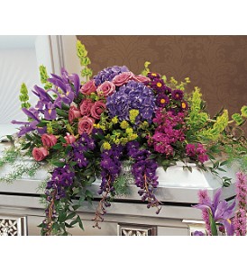 Graceful Tribute Casket Spray in McDonoughGA, Absolutely Flowers