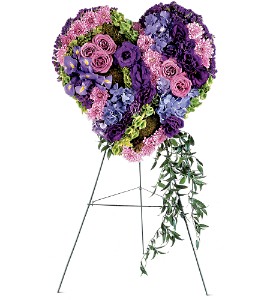 Graceful Tribute Heart in McDonough GA, Absolutely Flowers