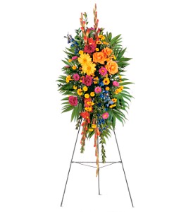 Celebration of Life Standing Spray in McDonoughGA, Absolutely Flowers