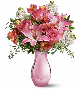 Teleflora's Pink Reflections Bouquet with Roses in McDonough GA, Absolutely Flowers