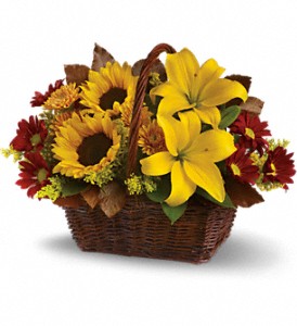 Golden Days Basket in McDonough GA, Absolutely Flowers