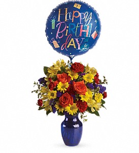 Fly Away Birthday Bouquet in McDonough GA, Absolutely and McDonough Flowers & Gifts