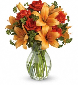 Fiery Lily and Rose in McDonough GA, Absolutely and McDonough Flowers & Gifts