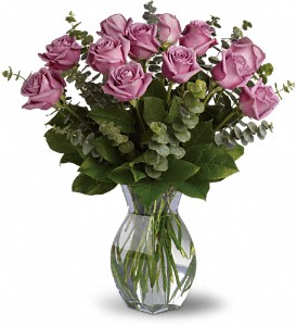 Lavender Wishes - Dozen Premium Lavender Roses in McDonough GA, Absolutely and McDonough Flowers & Gifts