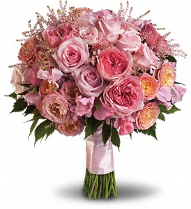Pink Rose Garden Bouquet in McDonough GA, Absolutely and McDonough Flowers & Gifts