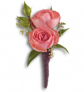 Rose Simplicity Boutonniere in McDonough GA, Absolutely and McDonough Flowers & Gifts