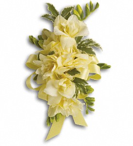 Let Love Shine Corsage in McDonough GA, Absolutely and McDonough Flowers & Gifts