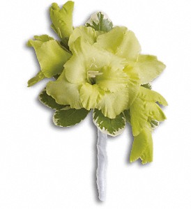 Grand Gladiolus Boutonniere in McDonough GA, Absolutely and McDonough Flowers & Gifts