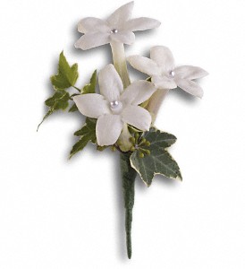 White Gloves Boutonniere in McDonough GA, Absolutely and McDonough Flowers & Gifts