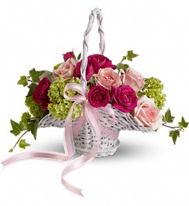 Flower Girl's Dream Basket in McDonough GA, Absolutely and McDonough Flowers & Gifts