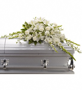Bountiful Memories Casket Spray in McDonough GA, Absolutely Flowers