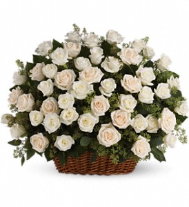 Bountiful Rose Basket in McDonough GA, Absolutely and McDonough Flowers & Gifts