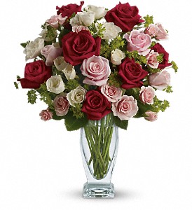 Cupid's Creation with Red Roses by Teleflora in McDonough GA, Absolutely and McDonough Flowers & Gifts