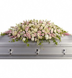 Always Adored Casket Spray in McDonoughGA, Absolutely Flowers