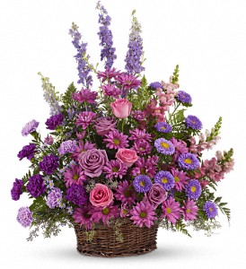 Gracious Lavender Basket in McDonough GA, Absolutely and McDonough Flowers & Gifts