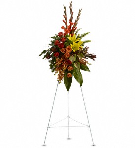 Tropical Tribute Spray in McDonough GA, Absolutely Flowers
