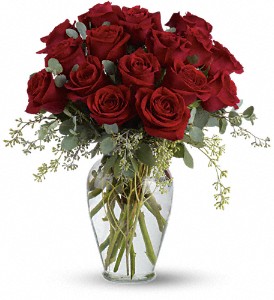 Full Heart - 16 Premium Red Roses in McDonough GA, Absolutely and McDonough Flowers & Gifts