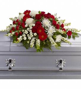 Strength and Wisdom Casket Spray in McDonough GA, Absolutely Flowers