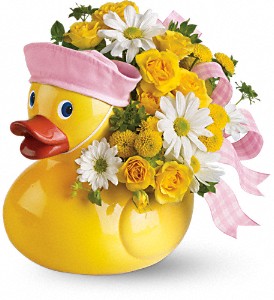 Teleflora's Ducky Delight - Girl in McDonough GA, Absolutely and McDonough Flowers & Gifts