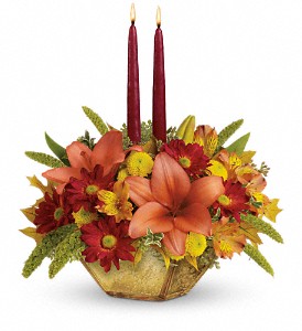 Teleflora's Autumn Reflections Centerpiece in McDonough GA, Absolutely Flowers