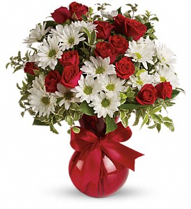 Red White And You Bouquet by Teleflora in McDonough GA, Absolutely and McDonough Flowers & Gifts
