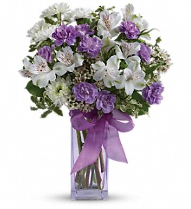 Teleflora's Lavender Laughter Bouquet in McDonough GA, Absolutely and McDonough Flowers & Gifts