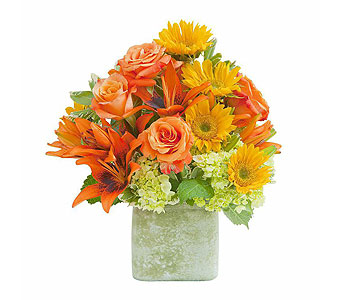 Textured Sunset Vase in McDonough GA, Absolutely Flowers