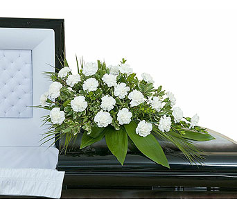 Simple Love Casket Spray in McDonough GA, Absolutely Flowers