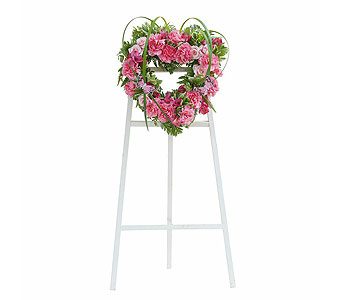 Peaceful Pink Heart Spray in McDonough GA, Absolutely Flowers