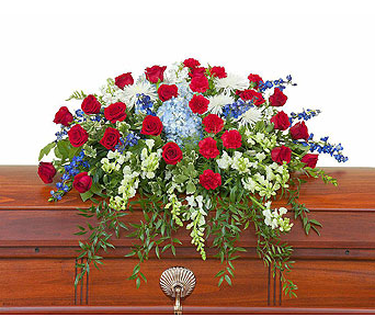 Honor Casket Spray in McDonough GA, Absolutely Flowers