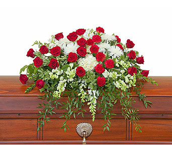 Enduring Strength Casket Spray in McDonough GA, Absolutely Flowers
