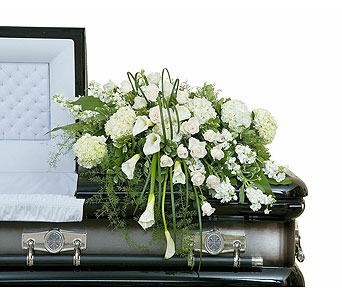Elegant Love Casket Spray in McDonough GA, Absolutely Flowers