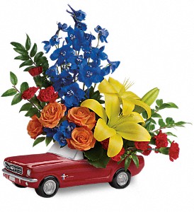 Living The Dream '65 Ford Mustang by Teleflora in McDonough GA, Absolutely and McDonough Flowers & Gifts
