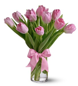 Teleflora's Precious Pink Tulips in McDonoughGA, Absolutely Flowers