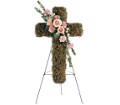 Pink Bouquet Cross in McDonough GA Absolutely Flowers