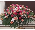Delicate Pink Casket Spray in McDonough GA Absolutely Flowers