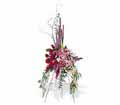 Amethyst and Ruby Standing Spray in McDonough GA Absolutely Flowers