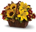 Golden Days Basket in McDonough GA Absolutely Flowers