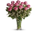 Make Me Blush - Dozen Long Stemmed Pink Roses in McDonough GA Absolutely and McDonough Flowers & Gifts