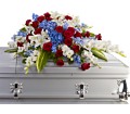 Distinguished Service Casket Spray in McDonough GA Absolutely Flowers