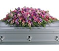 Lavender Tribute Casket Spray in McDonough GA Absolutely Flowers